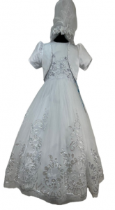GIRLS DRESSY DRESS (0232366) WHITE